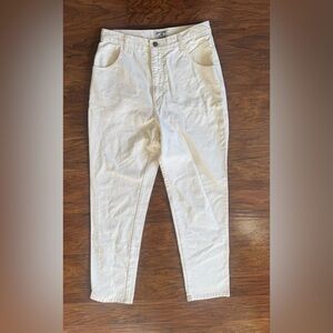 Vintage Calamity Jeans White 100% Cotton Country Western Size 12 *Read